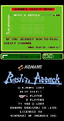 PlayChoice-10: Rush N' Attack screen shot title